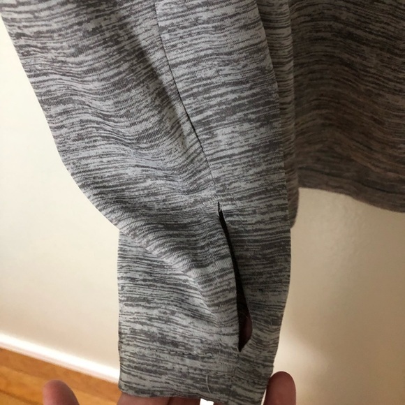 Team Apparel Gray Long Sleeve Tee with Flag Design - Picture 7 of 9